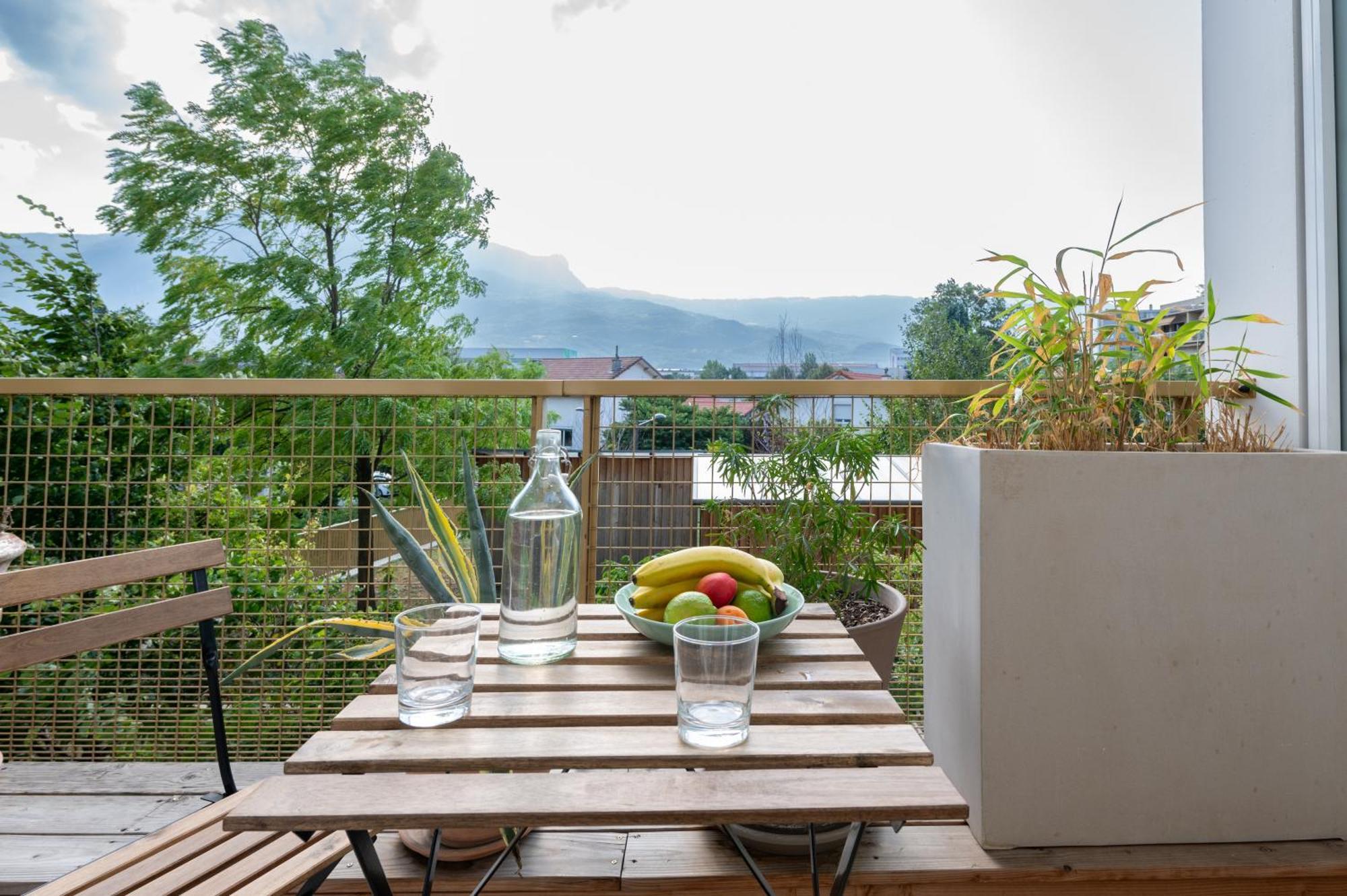 Calme Et Verdure: Vue Montagne - Terrasse - Wifi Grenoble Exterior foto